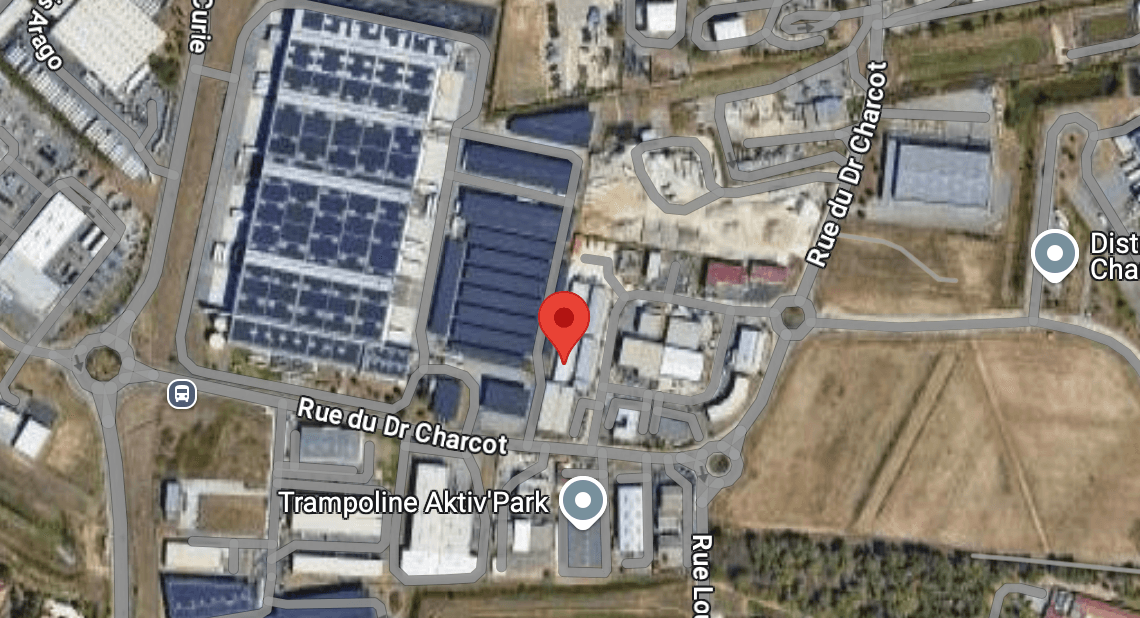 Localisation du parc de stockage